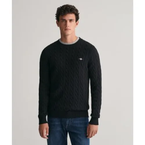 Pull col rond (M), Casuel, Le coton biologique, Durable - Gant - Modalova