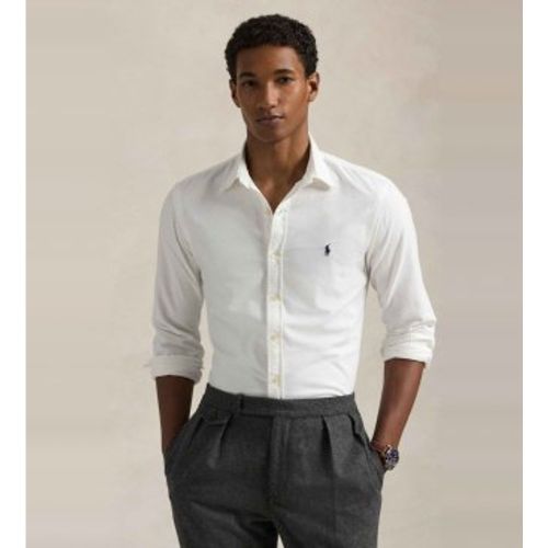 Chemise Oxford coupe slim, teinte en pièce, (S), Casuel, Coton, Classique, Manche longue - Polo Ralph Lauren - Modalova
