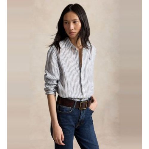 Chemise courte et large en lin à carreaux , (XXS), Casuel, Manche courte - Polo Ralph Lauren - Modalova