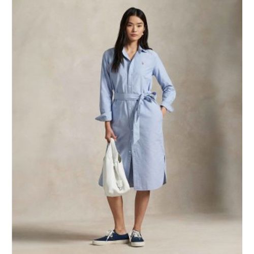 Robe chemisier en coton avec ceinture (42), Casuel, Manche longue - Polo Ralph Lauren - Modalova