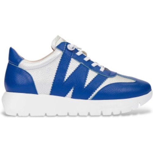 A-2476_941_12396 Chaussures en cuir Odisei 76 argenté, (38), Blanc, Plat, Lacets, Casuel - Wonders - Modalova