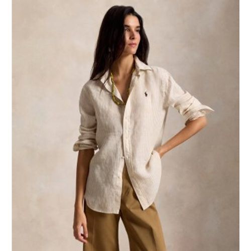 A96158010 Chemise en lin Classic Fit à rayures (S), Casuel, Manche longue - Polo Ralph Lauren - Modalova