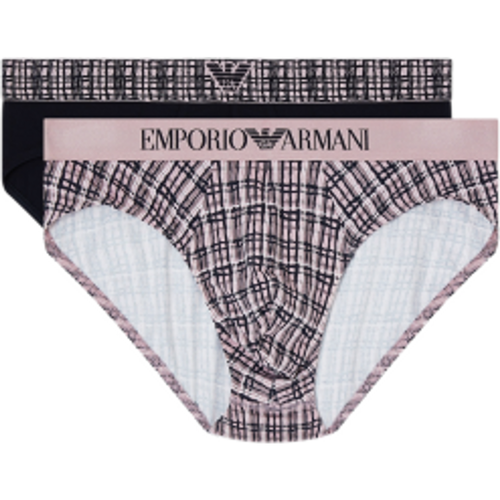 EM000251_AF18885 Lot de 2 slips marque , (XL), Homewear, Coton Recyclé - Emporio Armani - Modalova