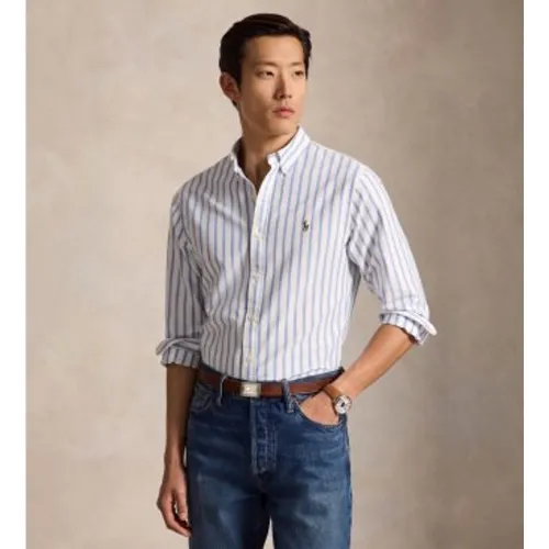 Chemise oxford à rayures Slim Fit clair (M), Casuel, Coton, Manche longue - Polo Ralph Lauren - Modalova