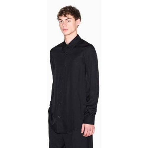 XM001817AF13235UC001 Chemise Classic (L), Casuel, Classique, Viscose, Manche longue - A|X Armani Exchange - Modalova