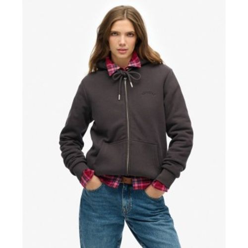 W2012323A Sweat à capuche Borg Lined Ziphood (S), Casuel, Coton - Superdry - Modalova