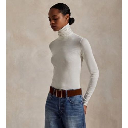Pull à col roulé élastique (M), Casuel, Manche longue, Lyocell - Polo Ralph Lauren - Modalova