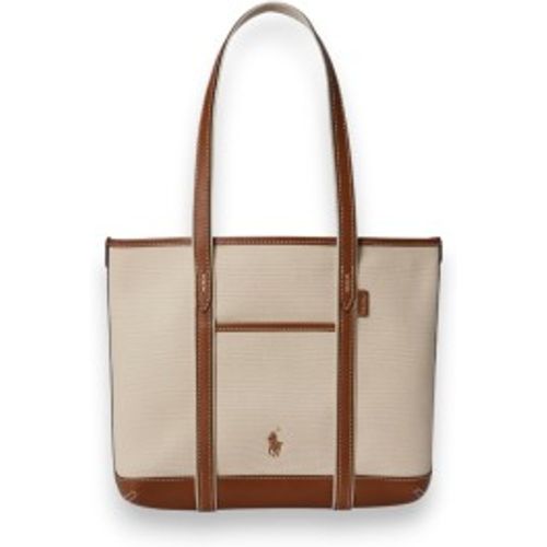 P03085001 Sac cabas en toile de coton , marron (OSFA), Casuel - Polo Ralph Lauren - Modalova