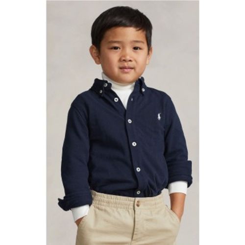 Pour garçon. 322914506001 Chemise en piqué de coton ultraléger (1.5años= 88/93), Casuel, Manche longue, mode enfant - Polo Ralph Lauren - Modalova