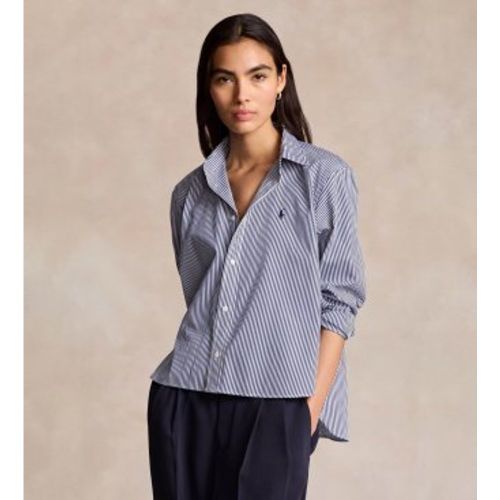 Chemise coupe recadrée en coton à rayures (XXS), Casuel, Manche longue - Polo Ralph Lauren - Modalova