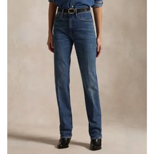 Jean droit taille haute (26/32), Casuel, Coton, Denim - Polo Ralph Lauren - Modalova