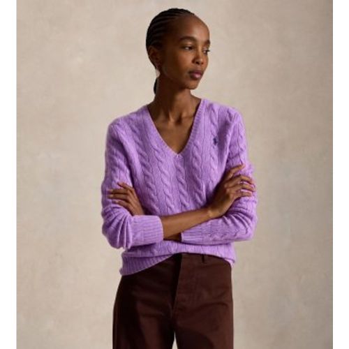 Pull en cachemire et laine lilas (M), Casuel, , Manche longue - Polo Ralph Lauren - Modalova