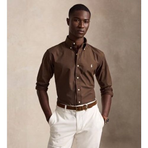Chemise en popeline stretch coupe Custom Fit (M), Casuel, Coton, Manche longue - Polo Ralph Lauren - Modalova