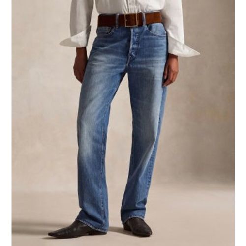 Jean taille haute Relaxed Straight Fit (27/32), Casuel, Coton, Denim - Polo Ralph Lauren - Modalova