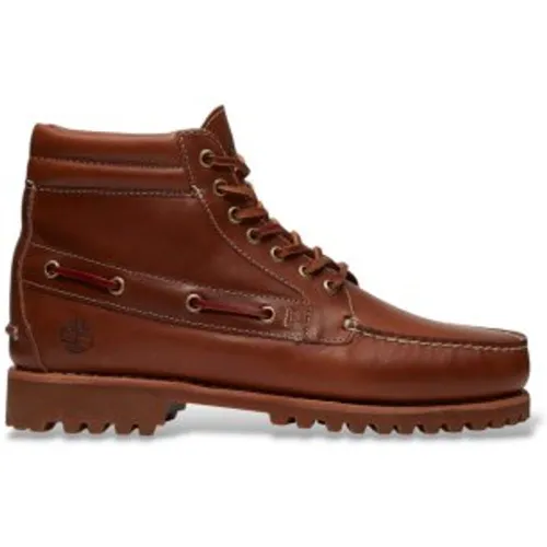 TB0A2N4CAMX1 Bottines Authentic (40 W), Cuir, Plat, 1 à 3 cm, Lacets, Casuel - Timberland - Modalova
