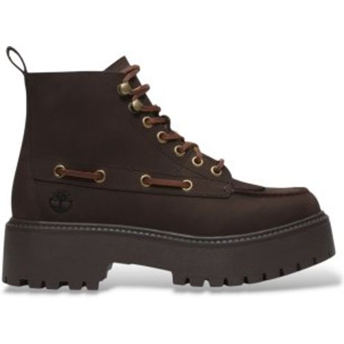 TB0A27YZW071 Bottines en cuir Stone Street marron (40 W), 1 à 3 cm, Lacets, Casuel - Timberland - Modalova