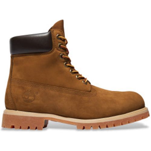 TB172066EBL1 6 Inch Premium Leather Booties brown (41 W), Cuir, , Plat, Lacets, Casuel - Timberland - Modalova