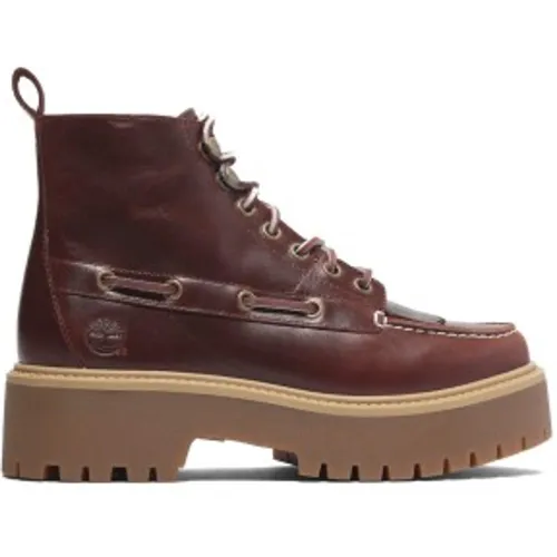 TB0A27YZEIW1 Stone Street - Bottines en cuir (40 W), 3 à 5 cm, Lacets, Casuel - Timberland - Modalova
