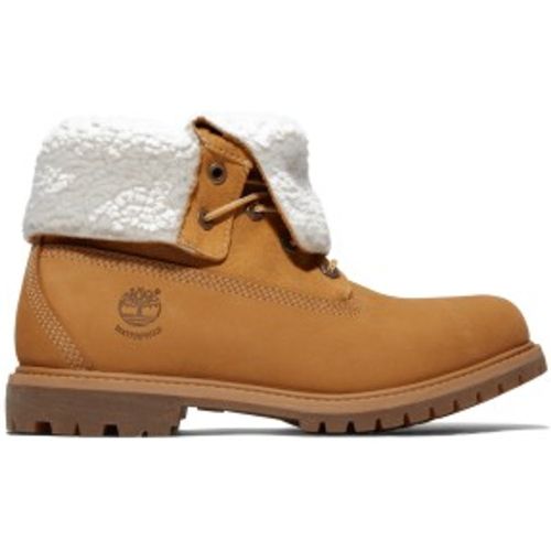 TB18329R2311 Authentiques bottes en cuir marron imperméable (38 W), Plat, 1 à 3 cm, Casuel - Timberland - Modalova