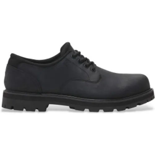 TB0A69T9W021 Chaussures en cuir imperméable Britton Road (45.5), Plat, 1 à 3 cm, Lacets, Casuel - Timberland - Modalova