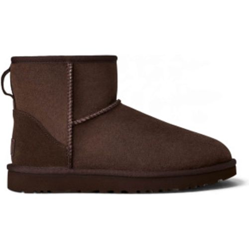 Bottes en cuir Classic Mini II marron (39), Plat, Aucun, Casuel - Ugg - Modalova