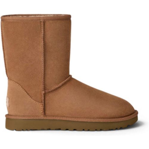 Classic Short Bottes II (36), Cuir, Marron, Plat, Aucun, Casuel - Ugg - Modalova