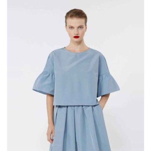 Blouse Break (38), Denim, Polyester - Weekend Max Mara - Modalova