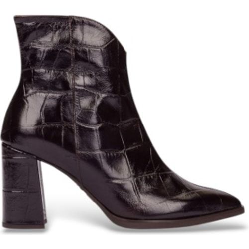 M-5444_2415_9332 Bottines en cuir Aurora 44 Marron (38), 5 à 8 cm, Fermeture éclair, Classique - Wonders - Modalova