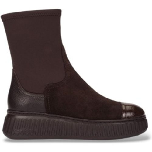 A-5207_941_9332 Bottines en Cuir Xfly 07 Marron (40), Plat, Fermeture éclair, Casuel - Wonders - Modalova