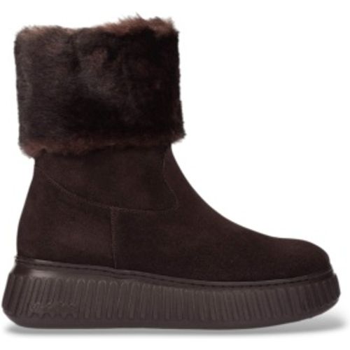 A-5206_5734_9353 Bottines en Cuir Xfly 06 (38), Plat, Fermeture éclair, Casuel - Wonders - Modalova