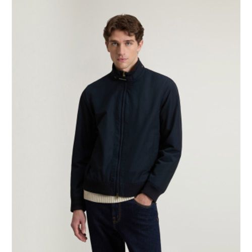 CFWOOU2133MRUT3662 Lewis Bomber Jacket (M), Casuel, Coton, Marine - Woolrich - Modalova