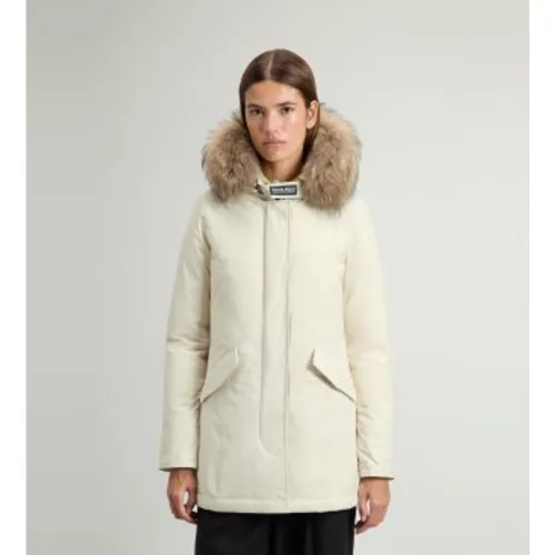 CFWWOU0652FBUT3128 Parka Luxury Arctic Raccoon (M), Casuel, Polyester - Woolrich - Modalova