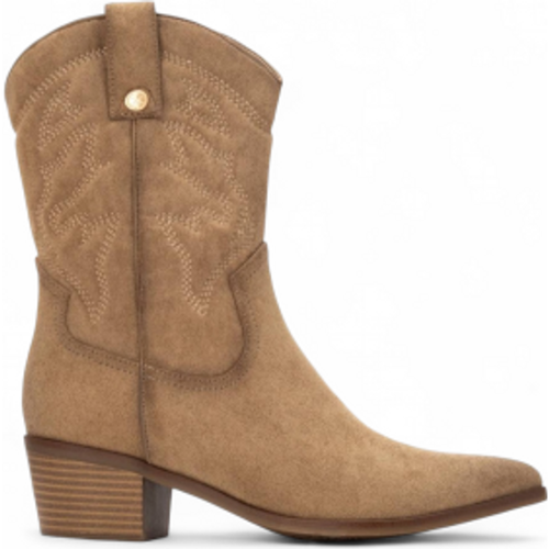 BEIGE Bottes 144307 (37), 3 à 5 cm, Fermeture éclair, Casuel - XTI - Modalova