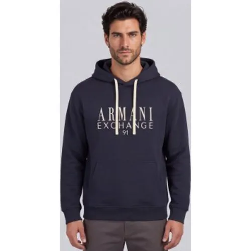 XM003429AF10830UB101 Sweat à capuche en molleton français (S), Casuel, Coton - A|X Armani Exchange - Modalova