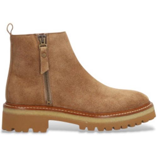 Bottines en cuir nordique marron (38), Plat, 1 à 3 cm, Fermeture éclair, Casuel - Alpe - Modalova