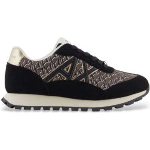 XW002155AF19529UC001 Baskets monogrammées (37), Plat, Lacets, Casuel - A|X Armani Exchange - Modalova