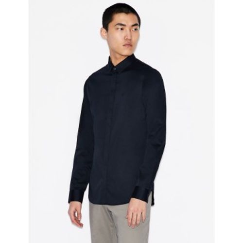 NZCBDZN10Z1510 Chemise classique (M), Casuel, Fête, Coton, Manche longue - A|X Armani Exchange - Modalova