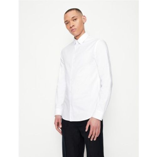 NZCGBZ8ANZ0130 Chemise Sport Oxford (M), Casuel, Coton, Manche longue - A|X Armani Exchange - Modalova