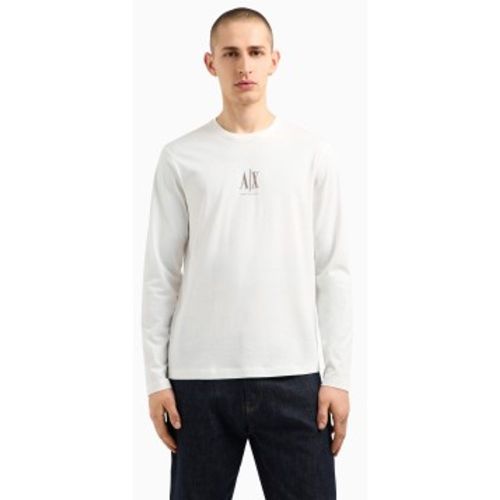 XM000364AF12308U0009 T-shirt à manches longues (L), Casuel, Coton, Manche longue - A|X Armani Exchange - Modalova