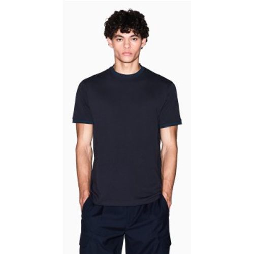 XM001467AF10356UB101 T-shirt avec passepoil (M), Casuel, Coton, Manche courte - A|X Armani Exchange - Modalova