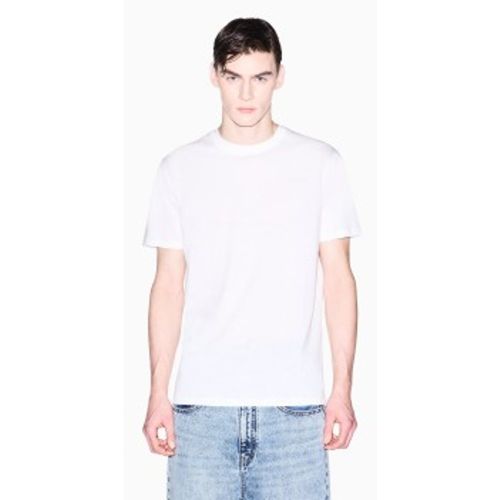 XM002450AF10356U0009 T-shirt gaufré (S), Casuel, Coton, Manche courte - A|X Armani Exchange - Modalova