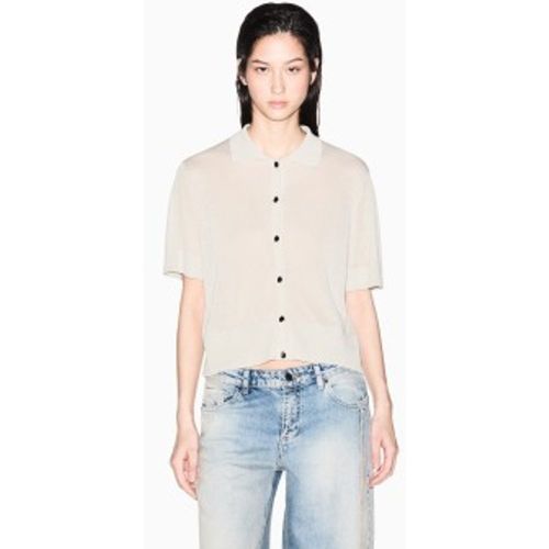 XW001911AF21575U6275 Cardigan Court (S), Casuel, Viscose, Manche courte - A|X Armani Exchange - Modalova