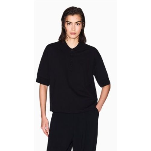 XW000887AF10819UC001 Polo élastique en piqué de coton Essential Logo Signature (L), Casuel, Manche cour - A|X Armani Exchange - Modalova