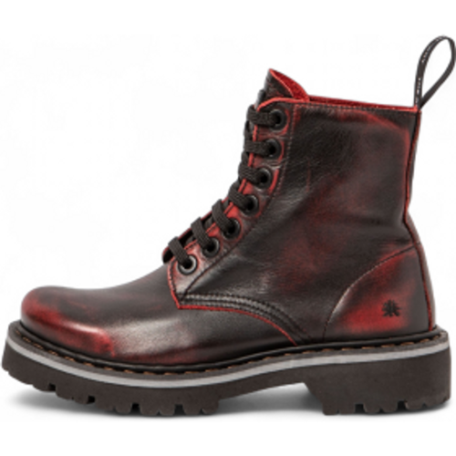 Unisex. 1116616F4003_008 Bottines en cuir 1166 Marina marron (37), Plat, Lacets, Casuel, Grenat - ART - Modalova