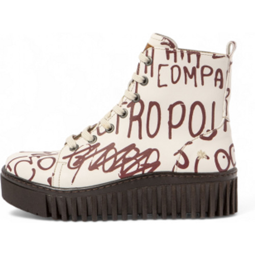 F1X1003_ESP Bottines en cuir 1513F (36), Tissu, 3 à 5 cm, Lacets, Casuel - ART - Modalova