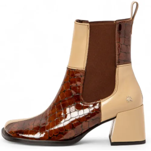 F6003_0MU Bottines en cuir 1707 (36), 3 à 5 cm, Aucun, Casuel - ART - Modalova