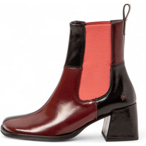 PD003_008 Bottines en cuir 1707 Verona maroon (36), Rouge, 3 à 5 cm, Aucun, Casuel - ART - Modalova