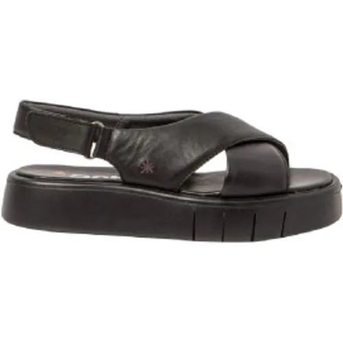 Sandales en cuir 1855 Malaga (36), 3 à 5 cm, Velcro, Casuel - ART - Modalova