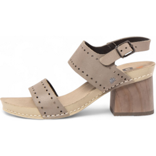 EW003_039 Sandales en cuir 1864 Wish (37), 5 à 8 cm, Boucle, Casuel, Gris - ART - Modalova