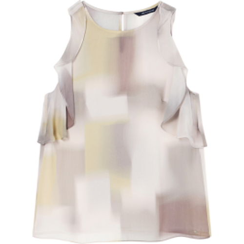 XW001965AF21554F1060 Chemisier fluide multicolore (S), Casuel, Classique, Viscose, Sans manches / bretelles - A|X Armani Exchange - Modalova